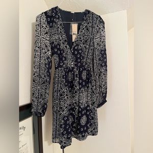 Navy Chan Luu dress. New with tags.